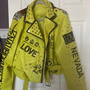 Vintage leather jacket brand new never worn